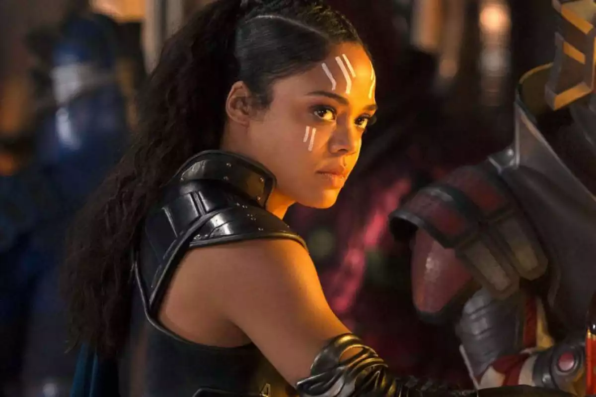 Tessa Thompson plays a Valkyrie in the Marvel comics saga