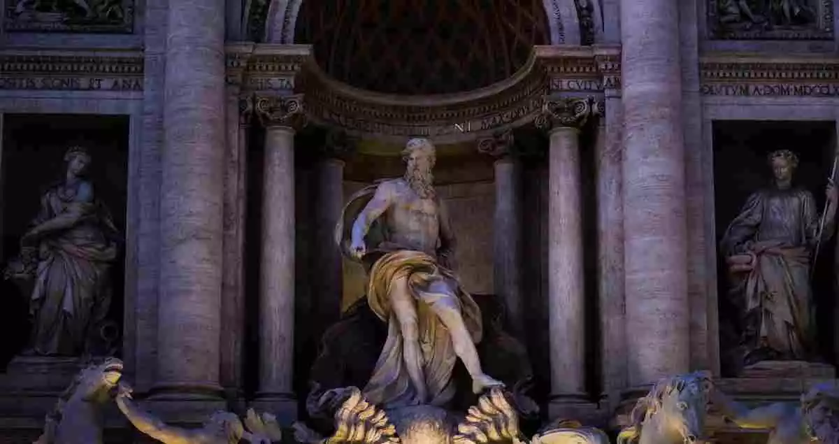 Fontana di trevi in Rome