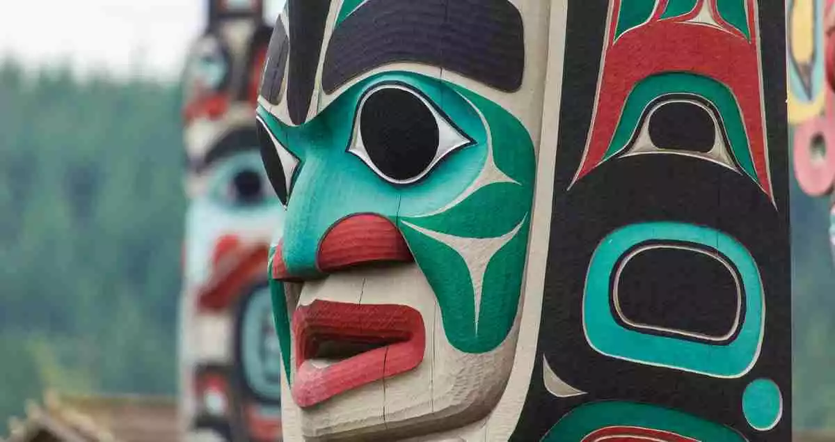 American indian masks