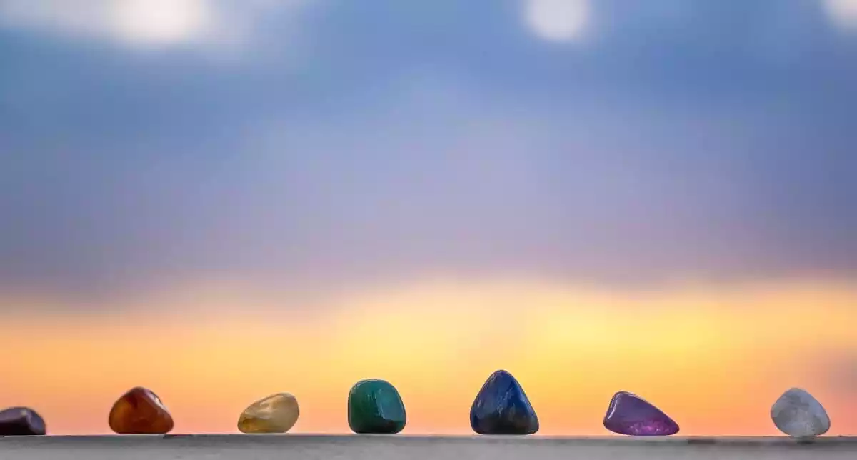 Line of stones