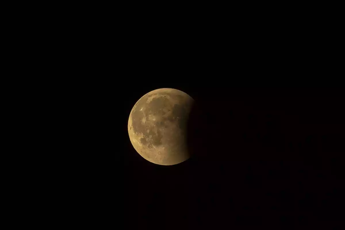 Photo d'une éclipse lunaire